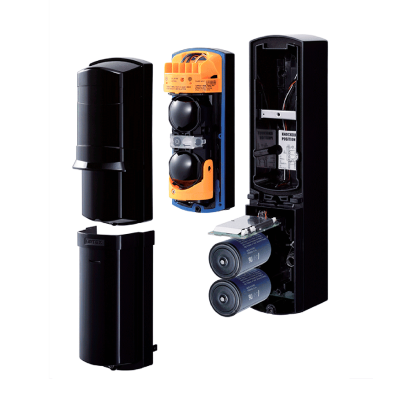 Barrera de infrarrojos de doble haz autoalimentadas 30m 1 canal Exterior IP55