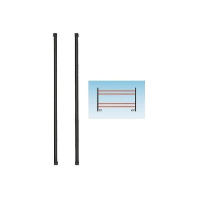 Barrera infrarroja cableada de 4 pares de haces altura 100cm