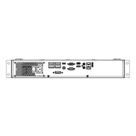 Grabador IP NVR 8K 64CH 400Mbps 2HDMI VGA VCA 4xHDD E/S Audio Alarma 16/9 Hikvision