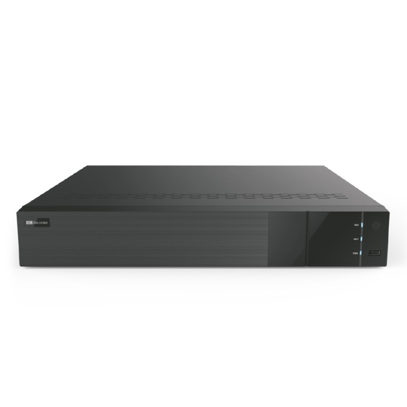 Grabador NVR IP 16CH 12MP 4HDD 160Mbps Audio Alarmas Facial