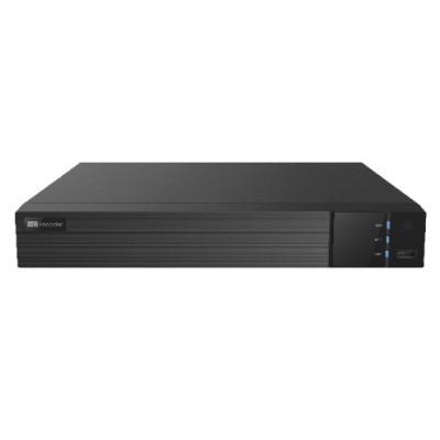 Grabador NVR IP 16CH 16MP VCA LPR Video Structure Clasificación Atributos Personas Vehículos Detección Facial 2HDD 192Mbps E/S A