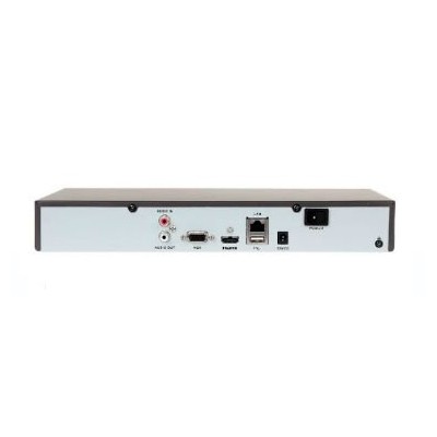 Grabador NVR IP 16CH 8MP 160/80Mbps 1HDD E/S Audio Hikvision