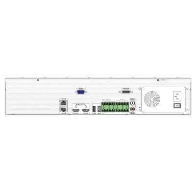 Grabador NVR IP 32CH 12MP 8xHDD E/S Audio Alarma 160Mbps Face Detection Matrículas TVT