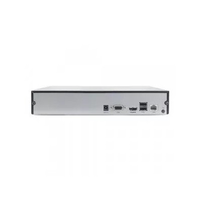 Grabador NVR IP 4CH 4MP 40/60Mbps mini 1U HDMI/VGA simultánea 1HDD Hikvision