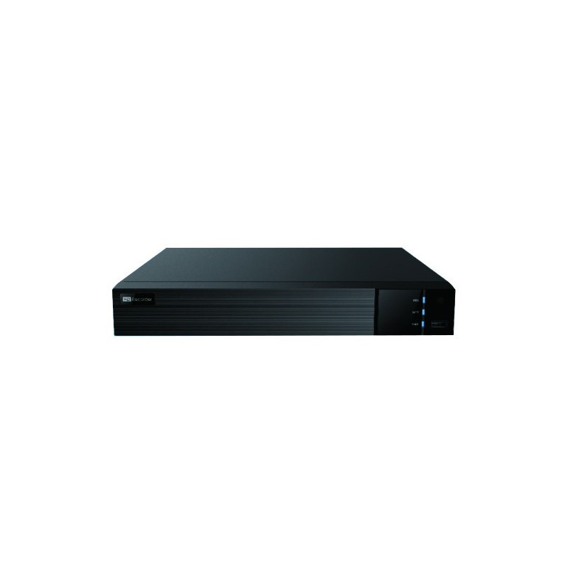 Grabador NVR IP 4CH 8MP 4CH PoE 1HDD VCA Facial Matrículas Perímetro