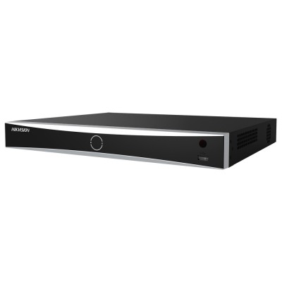 Grabador NVR IP 4K 8CH 8PoE 1U Acusense E/S Audio Alarma 4/1 2xHDD Hikvision