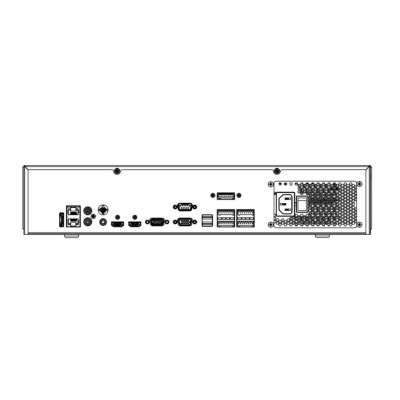 Grabador NVR IP 64CH 2U 8K 8HDD E/S Audio Alarma VCA Hikvision