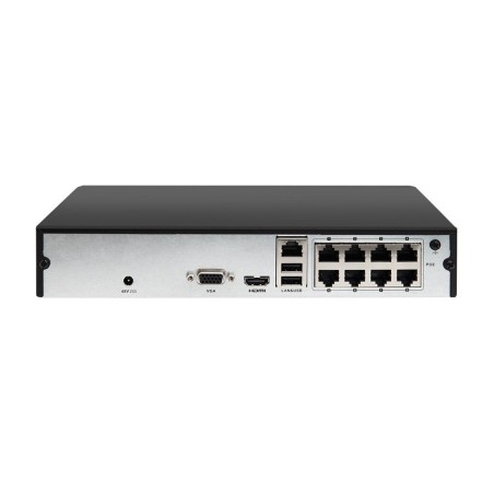 Grabador NVR IP 8CH 8PoE 4MP 60Mbps Mini 1U 1HDD Hikvision