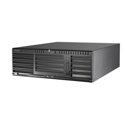 Súper NVR IP 128CH 4K 12MP 3U 576 Mbps 2XHDMI 1VGA 16HDD Admite Cámaras Conteo ANPR Fisheye Hikvision