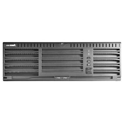 Súper NVR IP 128CH 4K 12MP 3U 576 Mbps 2XHDMI 1VGA 16HDD Admite Cámaras Conteo ANPR Fisheye Hikvision