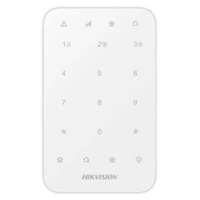 Teclado táctil LED inalámbrico para control sistema Hikvision AXPRO compatible 868MHz
