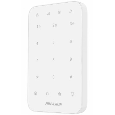 Teclado táctil LED inalámbrico para control sistema Hikvision AXPRO compatible 868MHz