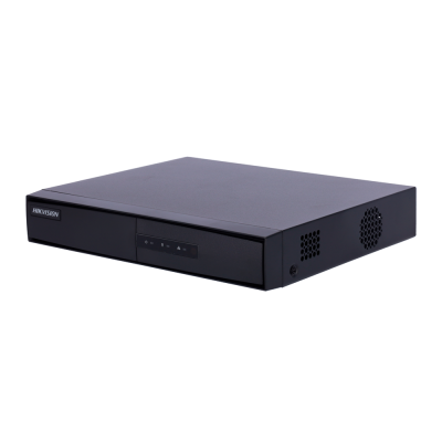 Grabador NVR IP 4CH 4POE 4MP 40/60Mbps mini 1U HDMI/VGA simultánea 1HDD Hikvision